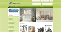 Desktop Screenshot of canvastabloburada.com